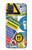 S3960 安全標識ステッカー コラージュ Safety Signs Sticker Collage Samsung Galaxy A71 バックケース、フリップケース・カバー