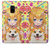 S3918 赤ちゃんコーギー犬コーギー女の子キャンディー Baby Corgi Dog Corgi Girl Candy Samsung Galaxy A8 (2018) バックケース、フリップケース・カバー