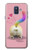 S3923 猫のお尻の虹のしっぽ Cat Bottom Rainbow Tail Samsung Galaxy A6 (2018) バックケース、フリップケース・カバー