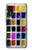 S3956 水彩パレットボックスグラフィック Watercolor Palette Box Graphic Samsung Galaxy Xcover 5 バックケース、フリップケース・カバー