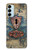 S3955 ヴィンテージ鍵穴ウェザードア Vintage Keyhole Weather Door Samsung Galaxy M14 バックケース、フリップケース・カバー