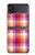 S3941 LGBT レズビアン プライド フラグ チェック柄 LGBT Lesbian Pride Flag Plaid Samsung Galaxy Z Flip 4 バックケース、フリップケース・カバー