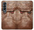 S3940 レザーマッドフェイスグラフィックペイント Leather Mad Face Graphic Paint Samsung Galaxy Z Fold 4 バックケース、フリップケース・カバー