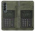 S3959 ミリタティ ラジオ グラフィック プリント Military Radio Graphic Print Samsung Galaxy Z Fold 4 バックケース、フリップケース・カバー