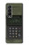 S3959 ミリタティ ラジオ グラフィック プリント Military Radio Graphic Print Samsung Galaxy Z Fold 3 5G バックケース、フリップケース・カバー