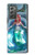 S3911 可愛いリトルマーメイド アクアスパ Cute Little Mermaid Aqua Spa Samsung Galaxy Z Fold2 5G バックケース、フリップケース・カバー