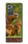 S3917 カピバラの家族 巨大モルモット Capybara Family Giant Guinea Pig Samsung Galaxy Z Fold2 5G バックケース、フリップケース・カバー