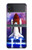 S3913 カラフルな星雲スペースシャトル Colorful Nebula Space Shuttle Samsung Galaxy Z Flip 3 5G バックケース、フリップケース・カバー