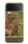 S3917 カピバラの家族 巨大モルモット Capybara Family Giant Guinea Pig Samsung Galaxy Z Flip 3 5G バックケース、フリップケース・カバー