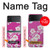 S3924 桜のピンクの背景 Cherry Blossom Pink Background Samsung Galaxy Z Flip 3 5G バックケース、フリップケース・カバー