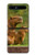 S3917 カピバラの家族 巨大モルモット Capybara Family Giant Guinea Pig Samsung Galaxy Z Flip 5G バックケース、フリップケース・カバー