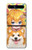 S3918 赤ちゃんコーギー犬コーギー女の子キャンディー Baby Corgi Dog Corgi Girl Candy Samsung Galaxy Z Flip 5G バックケース、フリップケース・カバー