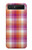 S3941 LGBT レズビアン プライド フラグ チェック柄 LGBT Lesbian Pride Flag Plaid Samsung Galaxy Z Flip 5G バックケース、フリップケース・カバー