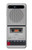 S3953 ビンテージ カセット プレーヤーのグラフィック Vintage Cassette Player Graphic Samsung Galaxy Z Flip 5G バックケース、フリップケース・カバー
