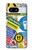 S3960 安全標識ステッカー コラージュ Safety Signs Sticker Collage Google Pixel 8 バックケース、フリップケース・カバー