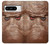 S3940 レザーマッドフェイスグラフィックペイント Leather Mad Face Graphic Paint Google Pixel 8 pro バックケース、フリップケース・カバー