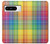 S3942 LGBTQ レインボーチェック柄タータンチェック LGBTQ Rainbow Plaid Tartan Google Pixel 8 pro バックケース、フリップケース・カバー