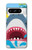 S3947 サメのヘリコプターの漫画 Shark Helicopter Cartoon Google Pixel 8 pro バックケース、フリップケース・カバー