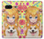 S3918 赤ちゃんコーギー犬コーギー女の子キャンディー Baby Corgi Dog Corgi Girl Candy Google Pixel 7 バックケース、フリップケース・カバー