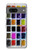 S3956 水彩パレットボックスグラフィック Watercolor Palette Box Graphic Google Pixel 7 バックケース、フリップケース・カバー