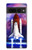 S3913 カラフルな星雲スペースシャトル Colorful Nebula Space Shuttle Google Pixel 7 Pro バックケース、フリップケース・カバー