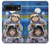 S3915 アライグマの女子 赤ちゃんナマケモノ宇宙飛行士スーツ Raccoon Girl Baby Sloth Astronaut Suit Google Pixel 7 Pro バックケース、フリップケース・カバー