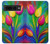 S3926 カラフルなチューリップの油絵 Colorful Tulip Oil Painting Google Pixel 7 Pro バックケース、フリップケース・カバー