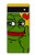 S3945 ペペ・ラブ・ミドルフィンガー Pepe Love Middle Finger Google Pixel 6a バックケース、フリップケース・カバー