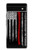 S3958 消防士の斧の旗 Firefighter Axe Flag Google Pixel 6a バックケース、フリップケース・カバー