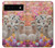 S3916 アルパカファミリー ベビーアルパカ Alpaca Family Baby Alpaca Google Pixel 6 バックケース、フリップケース・カバー