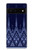 S3950 テキスタイル タイ ブルー パターン Textile Thai Blue Pattern Google Pixel 6 バックケース、フリップケース・カバー