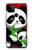 S3929 竹を食べるかわいいパンダ Cute Panda Eating Bamboo Google Pixel 5A 5G バックケース、フリップケース・カバー
