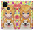 S3918 赤ちゃんコーギー犬コーギー女の子キャンディー Baby Corgi Dog Corgi Girl Candy Google Pixel 5 バックケース、フリップケース・カバー