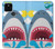 S3947 サメのヘリコプターの漫画 Shark Helicopter Cartoon Google Pixel 5 バックケース、フリップケース・カバー