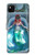 S3911 可愛いリトルマーメイド アクアスパ Cute Little Mermaid Aqua Spa Google Pixel 4a バックケース、フリップケース・カバー