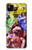 S3914 カラフルな星雲の宇宙飛行士スーツ銀河 Colorful Nebula Astronaut Suit Galaxy Google Pixel 4a バックケース、フリップケース・カバー