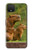 S3917 カピバラの家族 巨大モルモット Capybara Family Giant Guinea Pig Google Pixel 4 バックケース、フリップケース・カバー