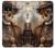 S3949 スチームパンクなスカルの喫煙 Steampunk Skull Smoking Google Pixel 4 バックケース、フリップケース・カバー