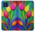 S3926 カラフルなチューリップの油絵 Colorful Tulip Oil Painting Motorola One 5G バックケース、フリップケース・カバー