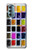 S3956 水彩パレットボックスグラフィック Watercolor Palette Box Graphic Motorola Moto G Stylus 5G (2022) バックケース、フリップケース・カバー