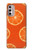 S3946 オレンジのシームレスなパターン Seamless Orange Pattern Motorola Moto G Stylus 4G (2022) バックケース、フリップケース・カバー