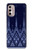 S3950 テキスタイル タイ ブルー パターン Textile Thai Blue Pattern Motorola Moto G Stylus 4G (2022) バックケース、フリップケース・カバー