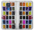 S3956 水彩パレットボックスグラフィック Watercolor Palette Box Graphic Motorola Moto G Play (2021) バックケース、フリップケース・カバー