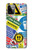 S3960 安全標識ステッカー コラージュ Safety Signs Sticker Collage Motorola Moto G Power (2023) 5G バックケース、フリップケース・カバー