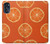 S3946 オレンジのシームレスなパターン Seamless Orange Pattern Motorola Moto G 5G (2023) バックケース、フリップケース・カバー