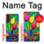 S3926 カラフルなチューリップの油絵 Colorful Tulip Oil Painting Motorola Moto G52, G82 5G バックケース、フリップケース・カバー