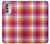 S3941 LGBT レズビアン プライド フラグ チェック柄 LGBT Lesbian Pride Flag Plaid Motorola Moto G51 5G バックケース、フリップケース・カバー