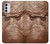 S3940 レザーマッドフェイスグラフィックペイント Leather Mad Face Graphic Paint Motorola Moto G42 バックケース、フリップケース・カバー
