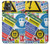 S3960 安全標識ステッカー コラージュ Safety Signs Sticker Collage Motorola Moto G32 バックケース、フリップケース・カバー