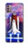 S3913 カラフルな星雲スペースシャトル Colorful Nebula Space Shuttle Motorola Moto G30, G20, G10 バックケース、フリップケース・カバー